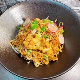 Nouilles sauté au poulet